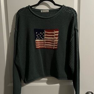 American Flag Knit Sweater